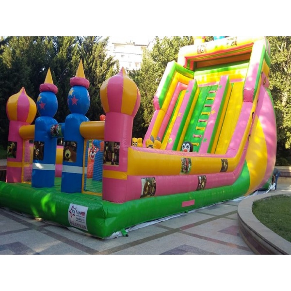Şişme Renkli Büyük Oyun Parkı Şişme Renkli Büyük Oyun Parkı